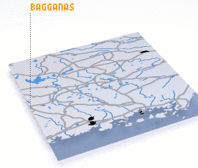 3d view of Bagganäs