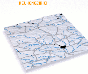 3d view of Velké Meziříčí