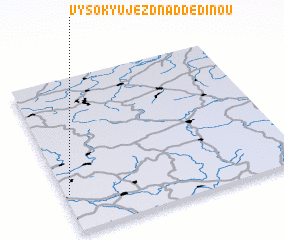 3d view of Vysoký Újezd nad Dědinou