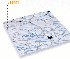 3d view of Lešany