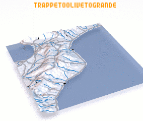 3d view of Trappeto Oliveto Grande