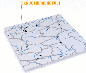 3d view of Slavětín nad Metuji