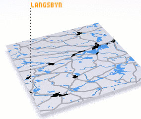 3d view of Långsbyn