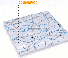 3d view of Gornja Voća