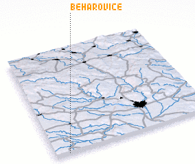 3d view of Běharovice