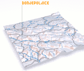 3d view of Donje Poljice