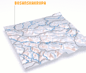 3d view of Bosanska Krupa