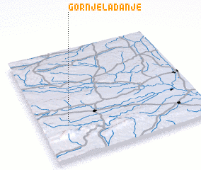 3d view of Gornje Ladanje