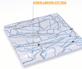 3d view of Gornja Konjšćina