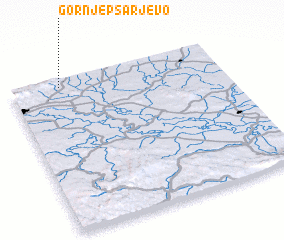 3d view of Gornje Psarjevo