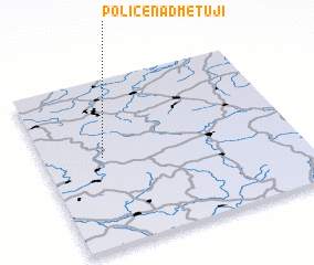3d view of Police nad Metují