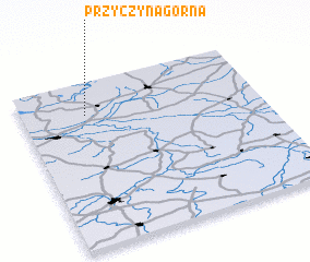 3d view of Przyczyna Górna