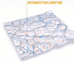 3d view of Šesnaesti-Kilometar