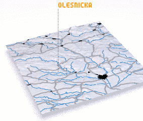 3d view of Olešnička