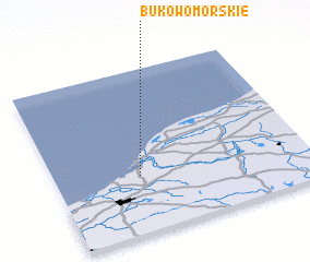 3d view of Bukowo Morskie