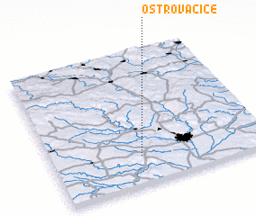 3d view of Ostrovačice