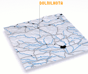 3d view of Dolní Lhota