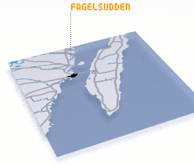 3d view of Fågelsudden