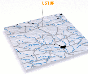 3d view of Ústup