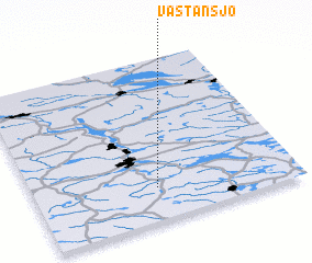 3d view of Västansjö