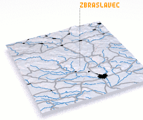 3d view of Zbraslavec