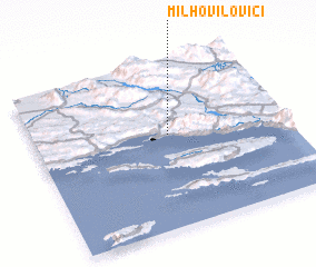 3d view of Milhovilovići