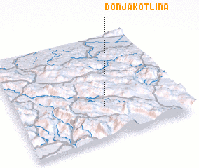 3d view of Donja Kotlina