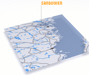 3d view of Sandviken