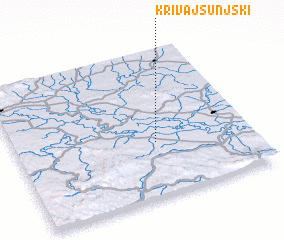 3d view of Krivaj Sunjski