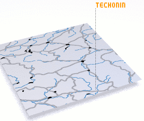 3d view of Těchonín