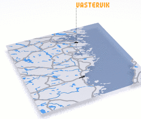 3d view of Västervik