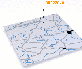 3d view of Komorzewo