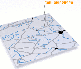 3d view of Górka Pierwsza