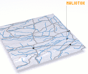 3d view of Mali Otok