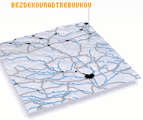 3d view of Bezděkov nad Třebŭvkou