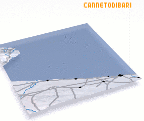 3d view of Canneto di Bari