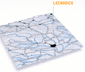 3d view of Lechovice