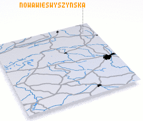 3d view of Nowa Wieś Wyszyńska