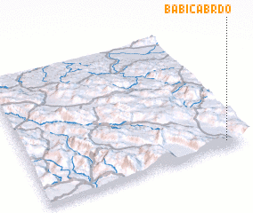 3d view of Babića Brdo