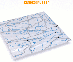 3d view of Kismezőpuszta