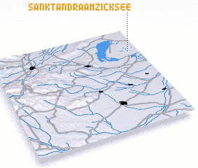 3d view of Sankt Andrä am Zicksee