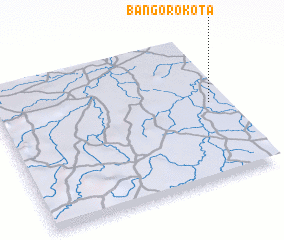 3d view of Bangoro-Kota