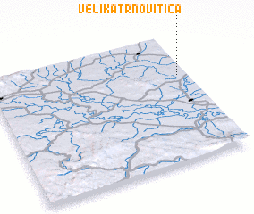 3d view of Velika Trnovitica