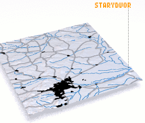 3d view of Starý Dvor