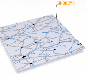 3d view of Sikorzyn