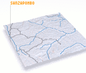 3d view of Sanza Pombo