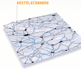 3d view of Kostelec na Hané