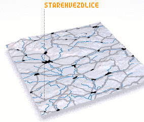 3d view of Staré Hvězdlice