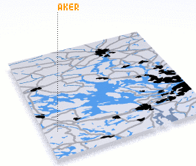 3d view of Åker