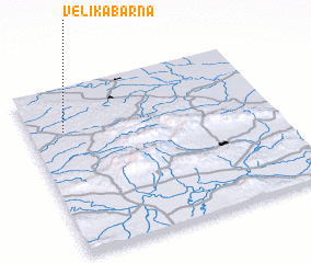 3d view of Velika Barna